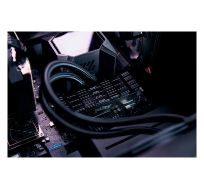 Kingston Fury (ex.HyperX) Модуль пам'яті для комп'ютера DDR4 16GB (2x8GB) 4800 MHz Renegade Black Kingston Fury (ex.HyperX) (KF448C19RB2K2/16)