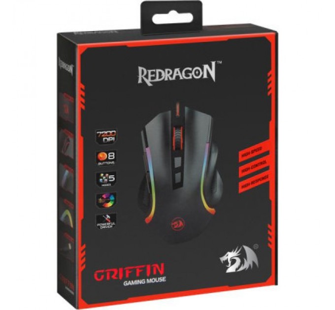 Redragon Мишка Redragon Griffin Black (75093)
