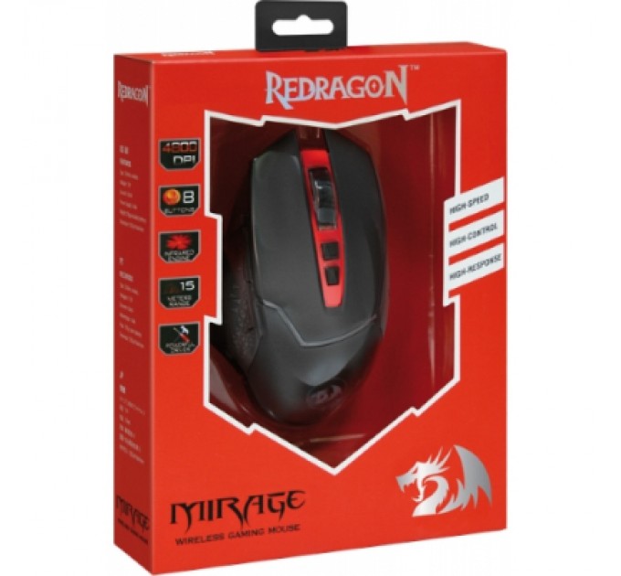 Redragon Мишка Redragon Mirage IR Wireless Black/Red (74847)