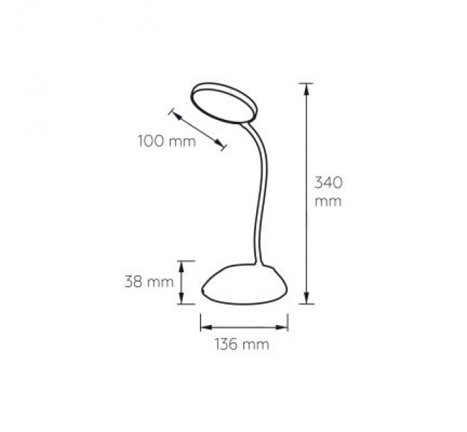 Eurolamp Настільна лампа Eurolamp LED-TLB-6W(white)USB