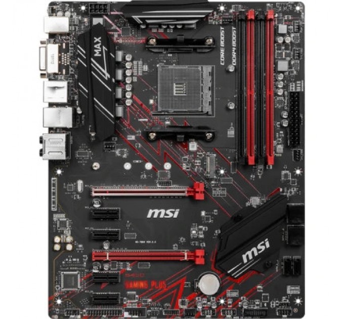 MSI Материнська плата MSI B450 GAMING PLUS MAX