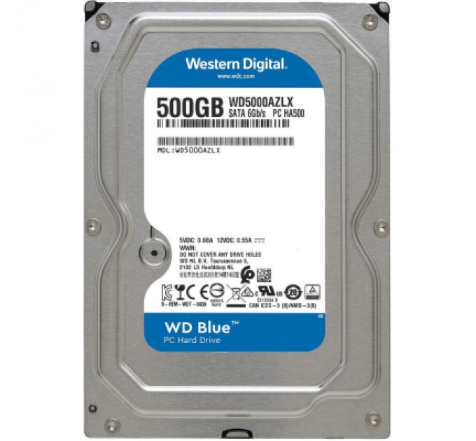 WD Жорсткий диск WD 3.5"  500GB (# WD5000AZLX #)