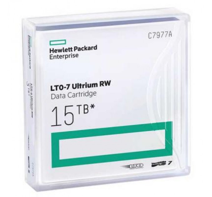 HP Дата-картридж HP LTO-7 Ultrium 15TB RW Data Cartridge (C7977A)