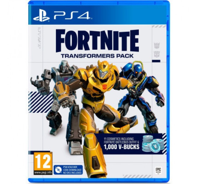 Sony Гра Sony Fortnite - Transformers Pack, код активації PS4 (5056635604361)