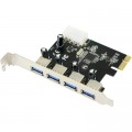 Dynamode Контролер Dynamode USB 3.0 4 ports NEC PD720201 to PCI-E (USB3.0-4-PCIE)