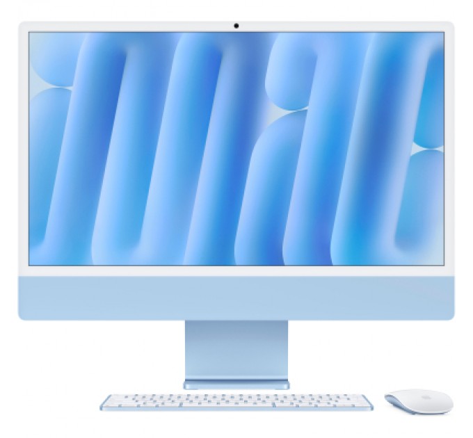 Apple Комп'ютер Apple 24" iMac Retina 4.5K / Apple M4 (8-c/CPU, 8-c/GPU), 16, 256, Blue (MWUF3UA/A)