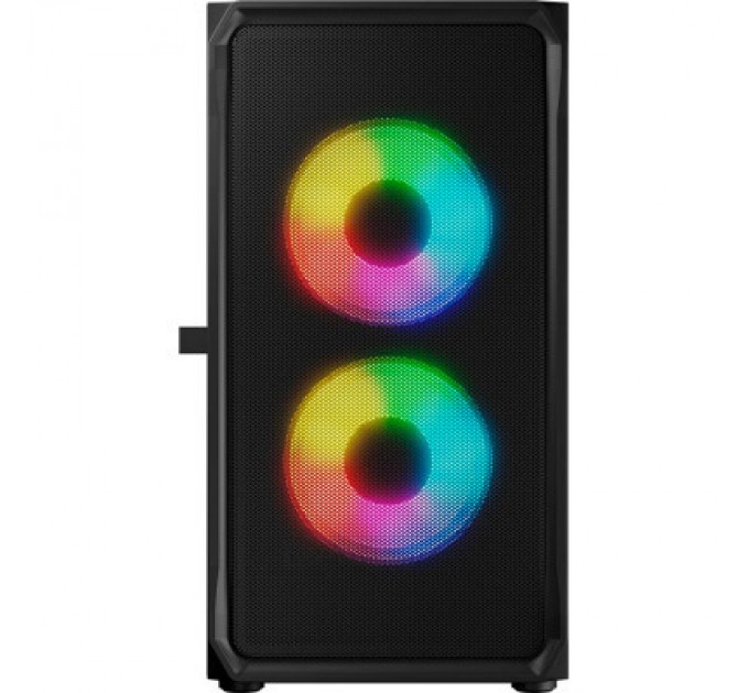 Logic concept Корпус Logic concept PORTOS MESH+GLASS ARGB fans 3x120mm BLACK (AM-PORTOS-10-0000000-0002)