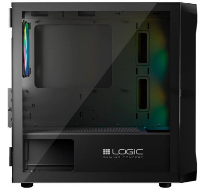 Logic concept Корпус Logic concept PORTOS MESH+GLASS ARGB fans 3x120mm BLACK (AM-PORTOS-10-0000000-0002)