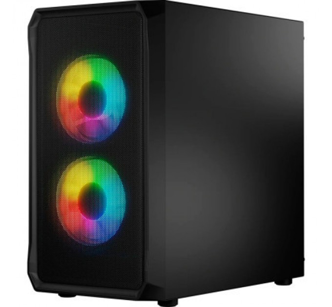 Logic concept Корпус Logic concept PORTOS MESH+GLASS ARGB fans 3x120mm BLACK (AM-PORTOS-10-0000000-0002)