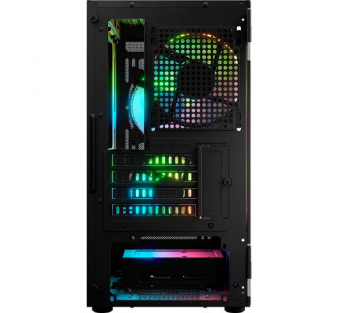 Logic concept Корпус Logic concept PORTOS MESH+GLASS ARGB fans 3x120mm BLACK (AM-PORTOS-10-0000000-0002)