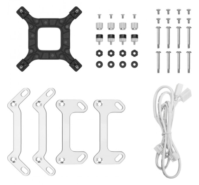 Deepcool Система рідинного охолодження Deepcool LT240 ARGB White (R-LT240-WHAMNC-G-1)