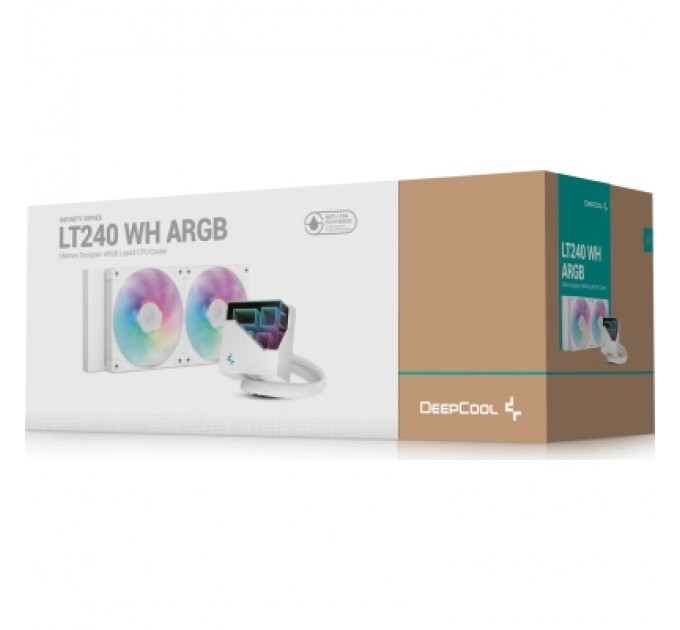 Deepcool Система рідинного охолодження Deepcool LT240 ARGB White (R-LT240-WHAMNC-G-1)