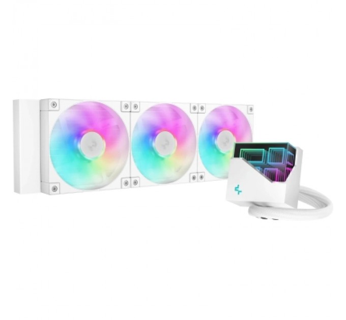 Deepcool Система рідинного охолодження Deepcool LT360 ARGB White (R-LT360-WHAMNC-G-1)