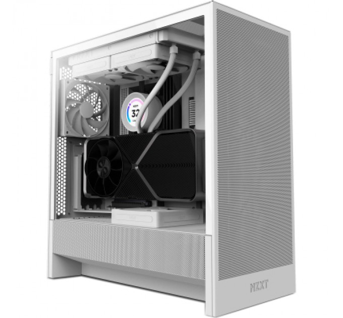 NZXT Корпус NZXT H5 Flow Compact All White (CC-H52FW-01)