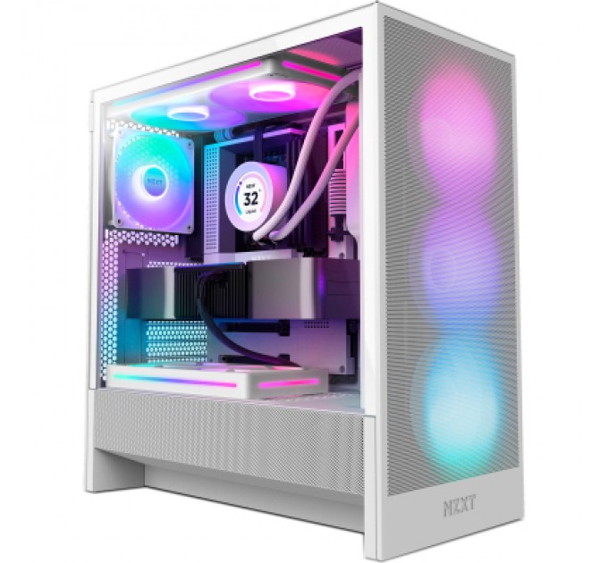 NZXT Корпус NZXT H5 Flow RGB Compact All White (CC-H52FW-R1)