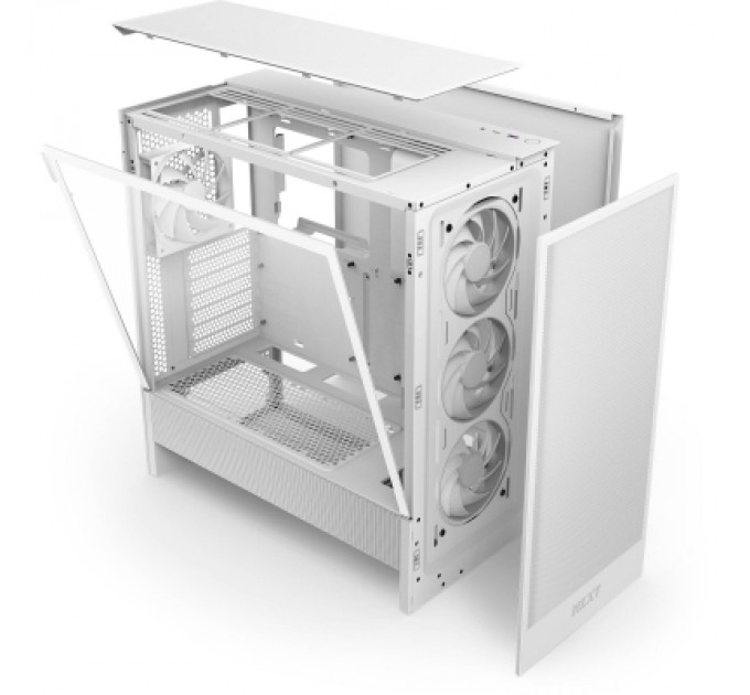 NZXT Корпус NZXT H5 Flow RGB Compact All White (CC-H52FW-R1)