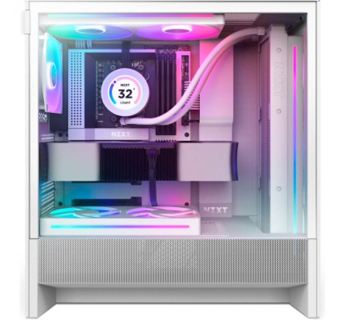 NZXT Корпус NZXT H5 Flow RGB Compact All White (CC-H52FW-R1)