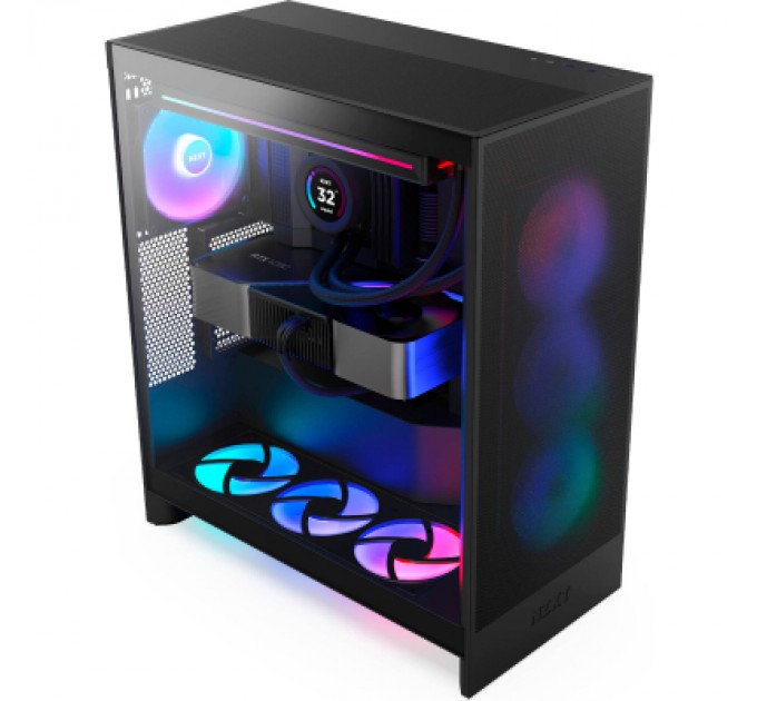 NZXT Корпус NZXT H7 Flow RGB All Black (CM-H72FB-R1)