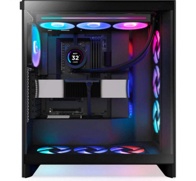 NZXT Корпус NZXT H7 Flow RGB All Black (CM-H72FB-R1)
