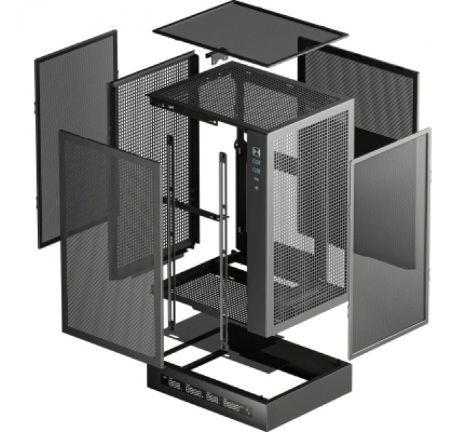 Deepcool Корпус Deepcool CH170 Digital Black (R-CH170-BKNPI0D-G-1)