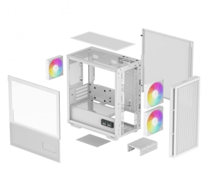 Deepcool Корпус Deepcool CH360 Digital White (R-CH360-WHAPE3D-G-1)