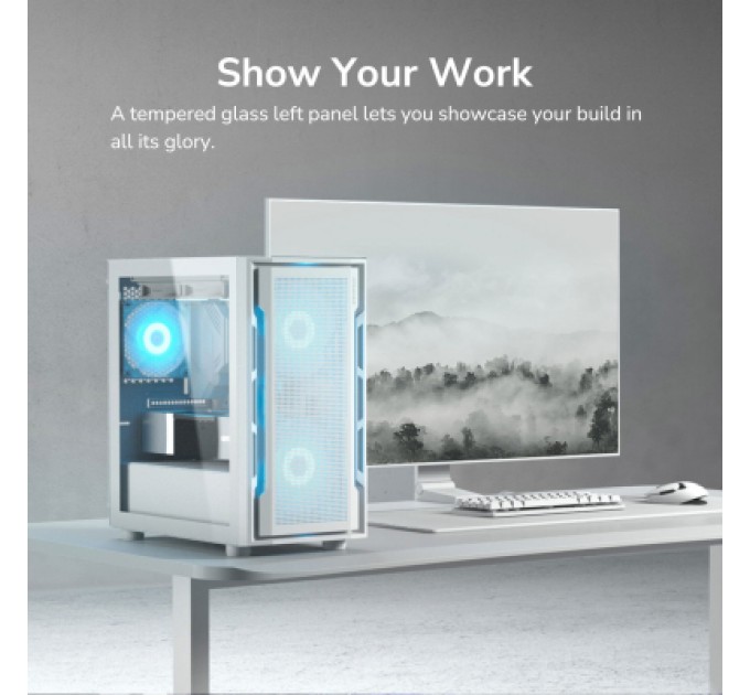 Cougar Корпус Cougar UNIFACE MINI RGB Black (UNIFACE MINI RGB White)