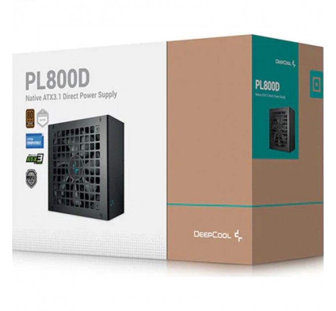 Deepcool Блок живлення Deepcool 800W PL800D (R-PL800D-FC0B-EU-V2)