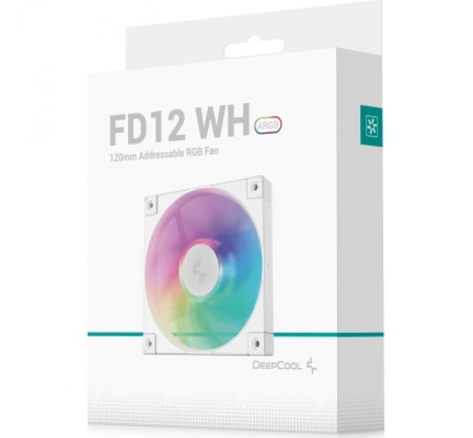 Deepcool Кулер до корпусу Deepcool FD12 ARGB WH (R-FD12-WHAPN1-G)