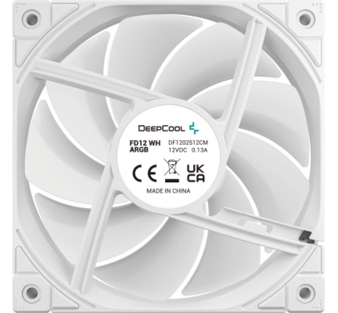 Deepcool Кулер до корпусу Deepcool FD12 ARGB WH (R-FD12-WHAPN1-G)
