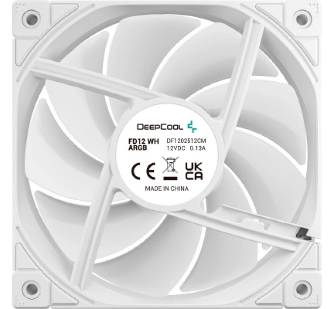 Deepcool Кулер до корпусу Deepcool FD12 ARGB WH-3 IN 1 (R-FD12-WHAPN3-G)