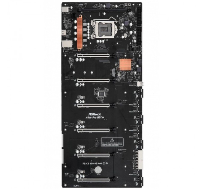 ASRock Материнська плата ASRock H510PROBTC+ (H510 PRO BTC+)