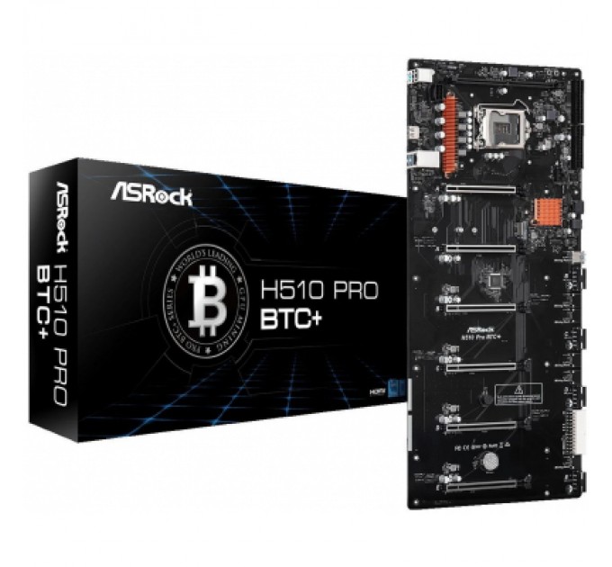 ASRock Материнська плата ASRock H510PROBTC+ (H510 PRO BTC+)