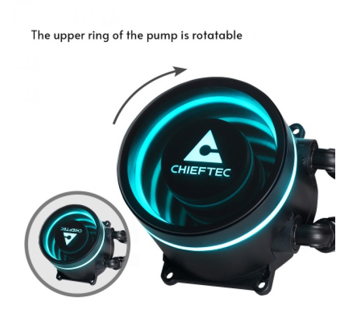 Chieftec Система рідинного охолодження Chieftec Iceberg 240 DARK (CLC-240-BLK)