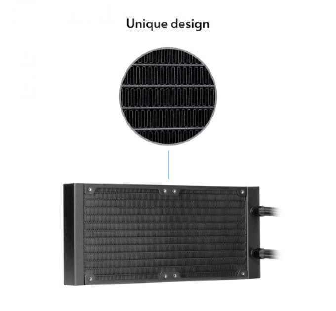 Chieftec Система рідинного охолодження Chieftec Iceberg 240 DARK (CLC-240-BLK)