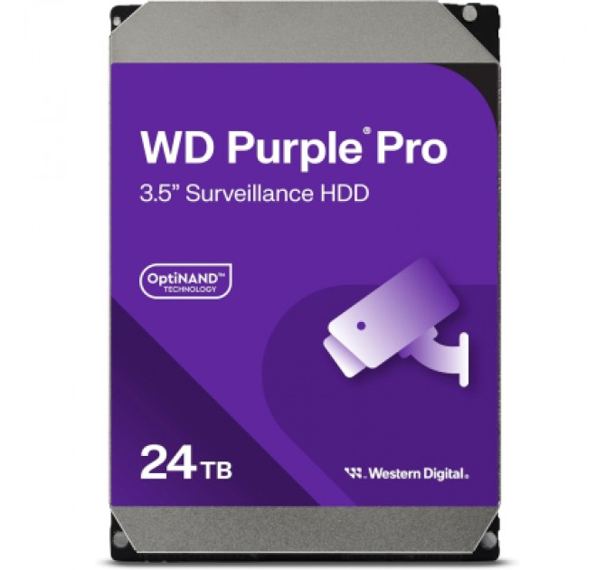 WD Жорсткий диск 3.5" 24TB WD (WD240PURP)