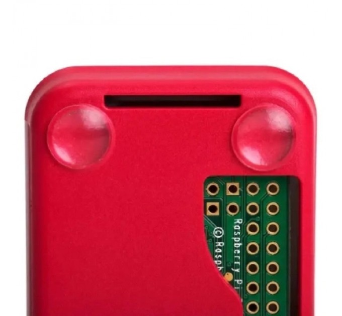 Raspberry Pi Додаткове обладнання до промислового ПК Raspberry Pi Корпус для Raspberry Pi Zero/Zero2, офіційний червоно-білий (SC0049) (SC0049)