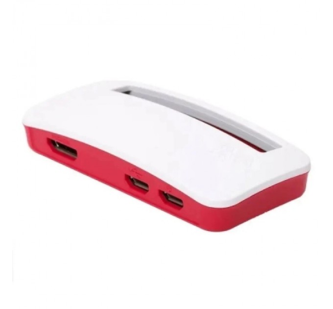 Raspberry Pi Додаткове обладнання до промислового ПК Raspberry Pi Корпус для Raspberry Pi Zero/Zero2, офіційний червоно-білий (SC0049) (SC0049)