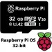 Raspberry Pi Додаткове обладнання до промислового ПК Raspberry Pi Карта пам''яті для Raspberry Pi MicroSD 32 ГБ, Pre-installed Raspberry Pi OS (SC0268)