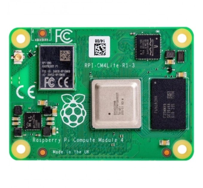 Raspberry Pi Додаткове обладнання до промислового ПК Raspberry Pi Комп''ютерний модуль Raspberry Pi Compute Module 4 (1GB) CM4001000 (SC0695)