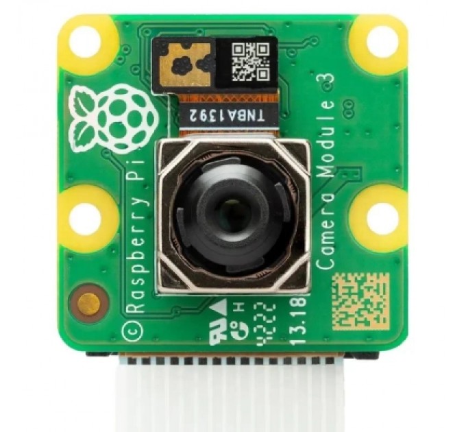 Raspberry Pi Додаткове обладнання до промислового ПК Raspberry Pi Модуль камери Raspberry Pi Camera Module 3 ширококутна (SC0874) (SC0874)