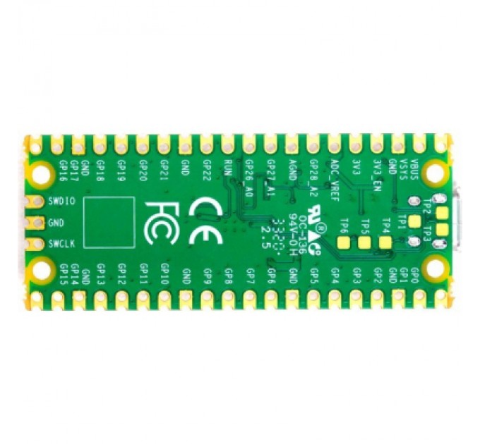 Raspberry Pi Додаткове обладнання до промислового ПК Raspberry Pi Мікроконтролер Raspberry Pi Pico (SC0915) (SC0915)