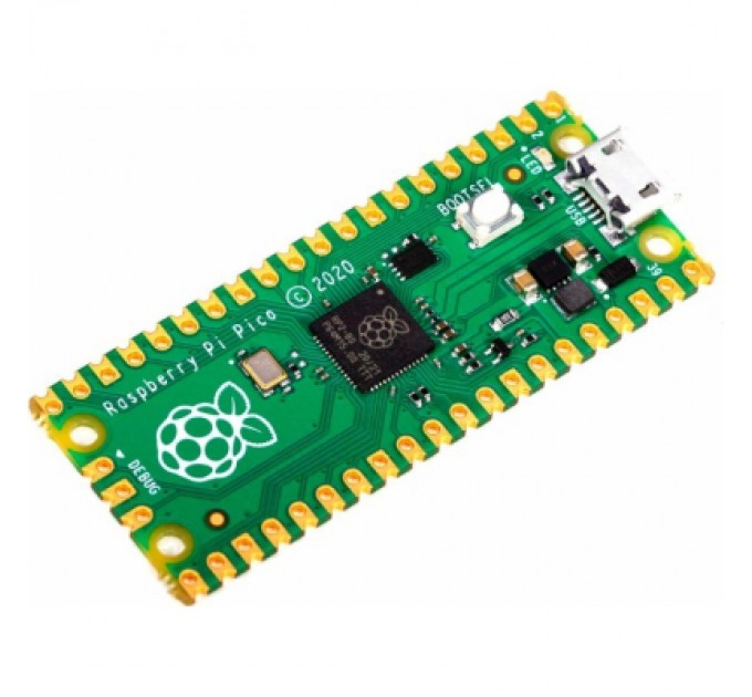 Raspberry Pi Додаткове обладнання до промислового ПК Raspberry Pi Мікроконтролер Raspberry Pi Pico (SC0915) (SC0915)