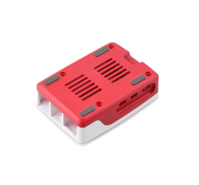 Raspberry Pi Додаткове обладнання до промислового ПК Raspberry Pi Корпус червоно-білий для Raspberry Pi 5 офіційний (SC1159)