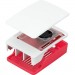 Raspberry Pi Додаткове обладнання до промислового ПК Raspberry Pi Корпус червоно-білий для Raspberry Pi 5 офіційний (SC1159)