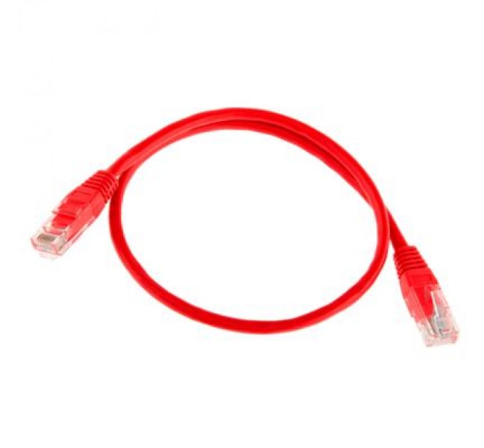 Ritar Патч-корд 1м, RJ-45, Cat.5e, CU, мідь, червоний Ritar (PCR-CU/1Rd / 04271)
