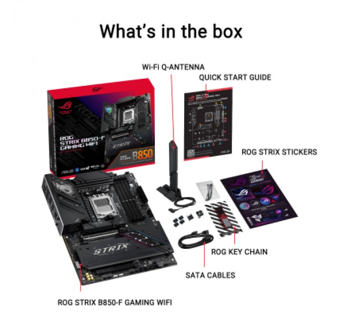 ASUS Материнська плата ASUS ROG STRIX B850-F GAMING WIFI