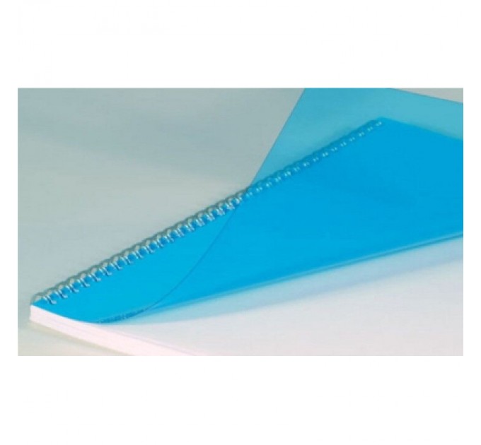 bindMARK Обкладинка для палітурки bindMARK пл. Кристал А3, 180мкн (100 шт.) ПВХ, сині (40033)