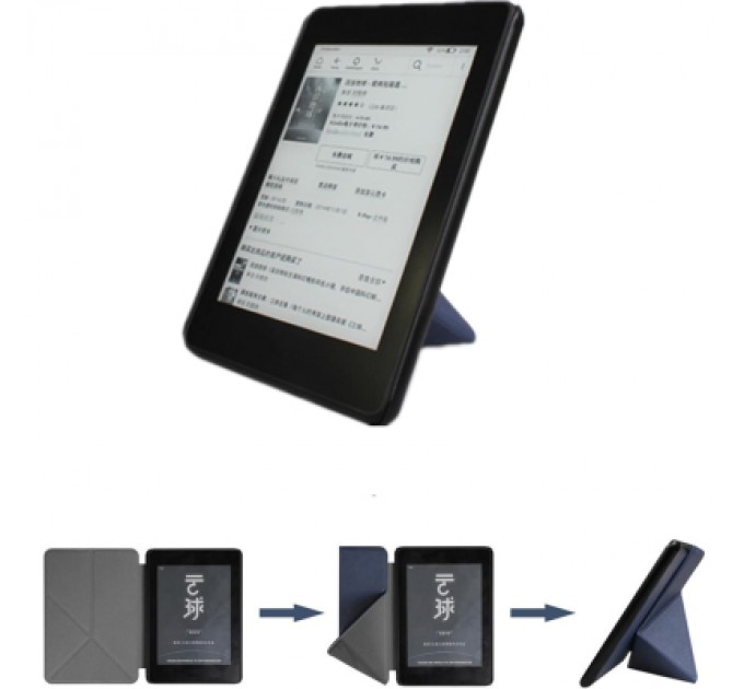 BeCover Чохол до електронної книги BeCover Ultra Slim Origami Amazon Kindle Paperwhite 12th Gen. 2024 7" Deep Blue (712838)