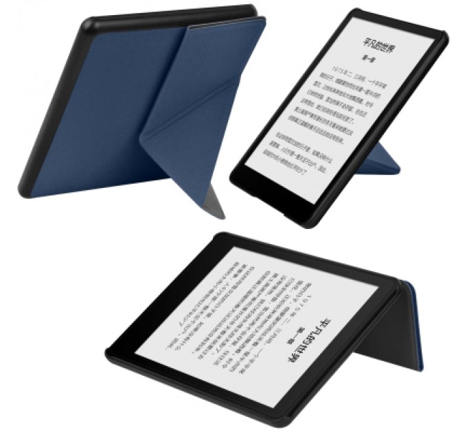 BeCover Чохол до електронної книги BeCover Ultra Slim Origami Amazon Kindle Paperwhite 12th Gen. 2024 7" Deep Blue (712838)