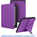 BeCover Чохол до електронної книги BeCover Ultra Slim Origami Amazon Kindle Paperwhite 12th Gen. 2024 7" Purple (712840)